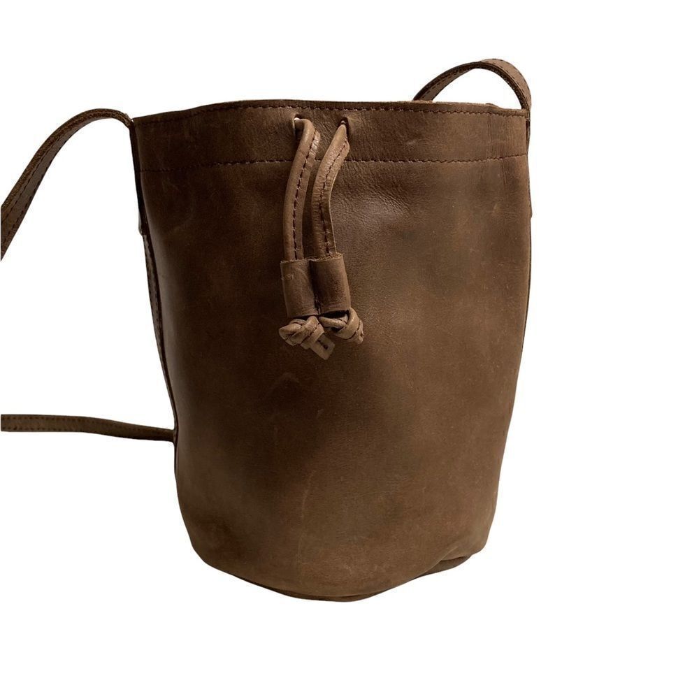 FASHIONABLE LOCAL & GLOBAL,‎ Handmade in Ethiopia, Leather hobo crossbody, brown